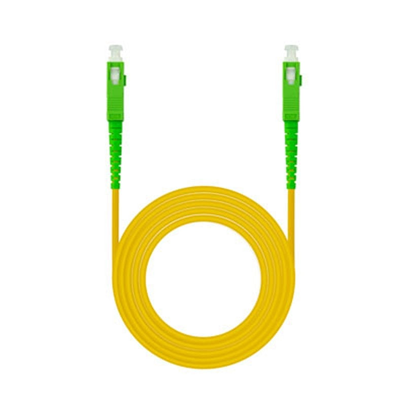 Nanocable Cable fibra SC/APC LSZH Amarillo 10m