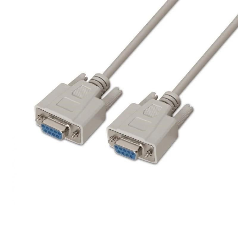 Aisens Cable Serie Null Modem DB9/H-DB9/H 1.8m