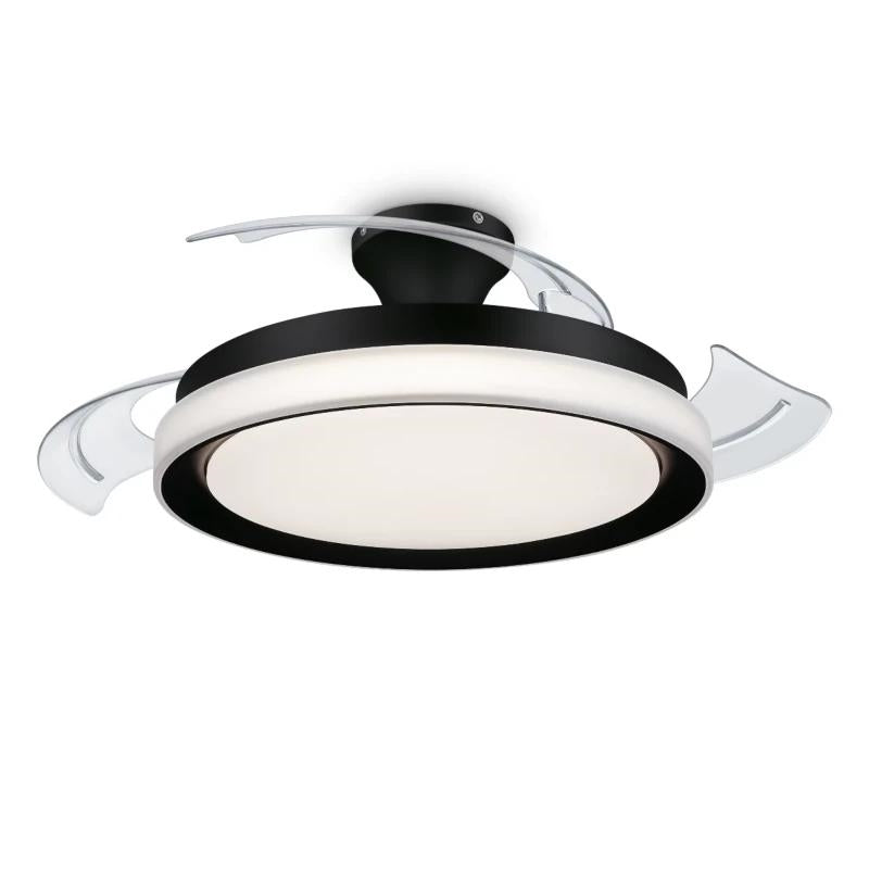 PHILIPS Ventilador techo Luz Bliss DC 28w Negro