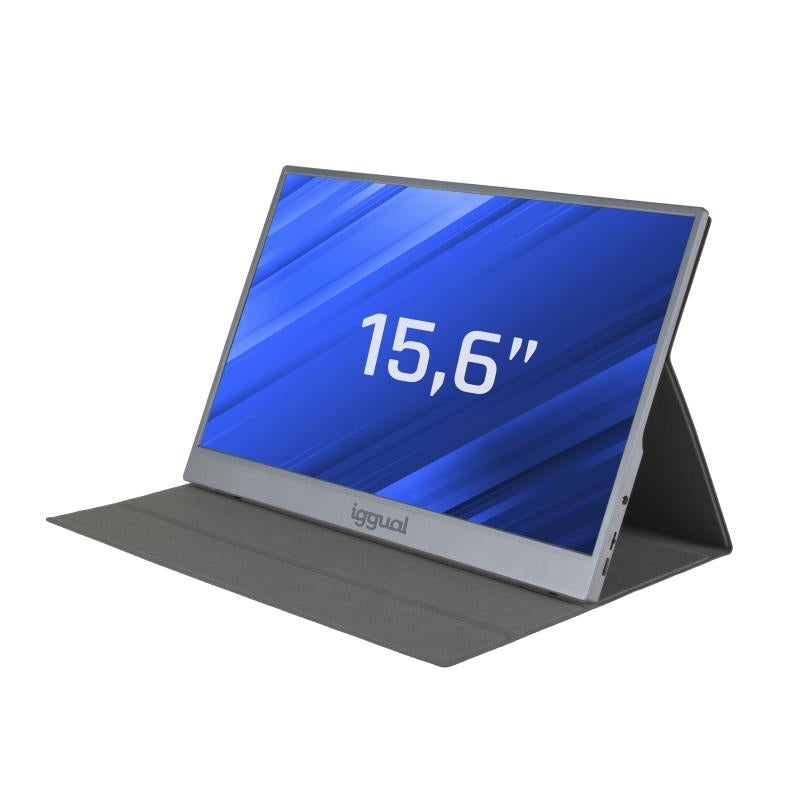 iggual Monitor portátil 15,6" IPS FHD USB-C funda