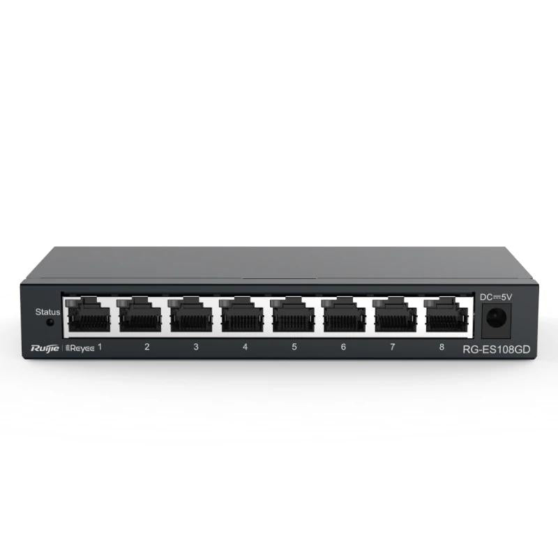 Reyee Unmanaged Switch 8xGb RJ45 Steel Case