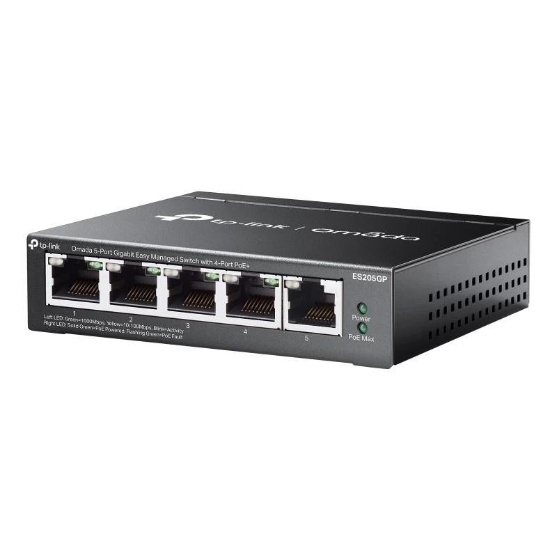 TP-Link ES205GP Switch 4xGb PoE+ 1xGb 65W Desktop