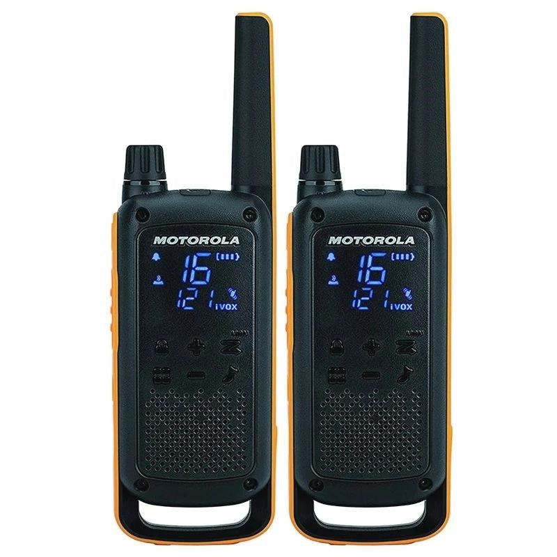 MOTOROLA T82 Extrem Walkie Talkie Duo UK con Adapt