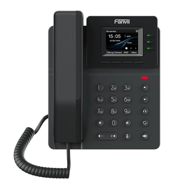 Fanvil V60P Telefono IP 2.4" Color PoE 4 líneas