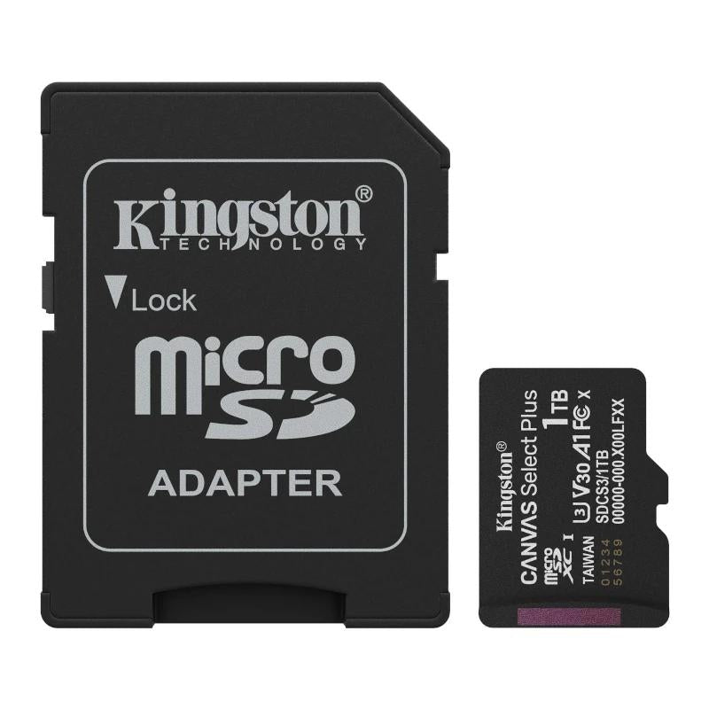 tarjeta memoria Kingston SDCS3/1TB microSD XC Gen3 150MB/s 1
