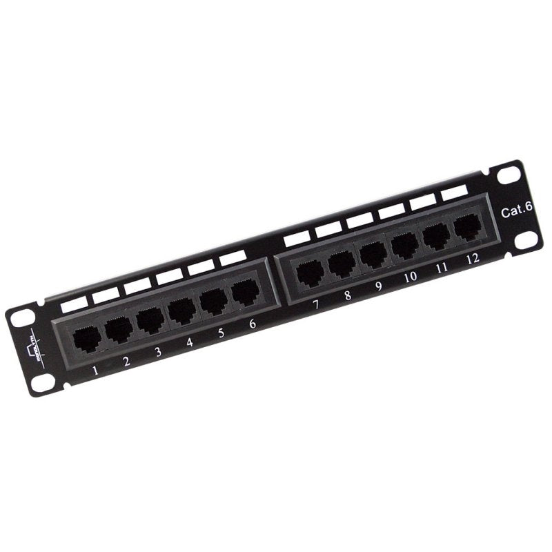 Monolyth Patch Panel 12 Puertos 10" UTP Cat. 6