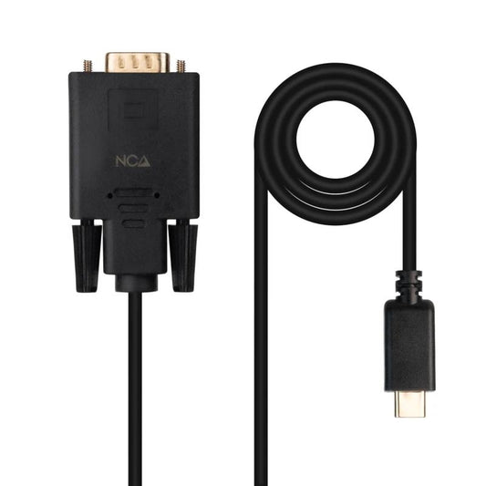 Nanocable Cable Conversor USB-C/M a VGA/M 1,8 M