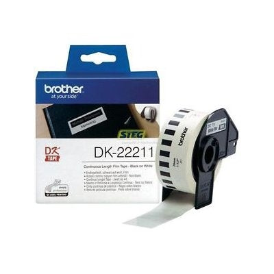 Brother Cinta de película plástica (blanca) 29mm