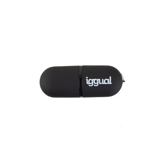 iggual Lápiz USB 2.0 16GB PEN16 negro con tapa