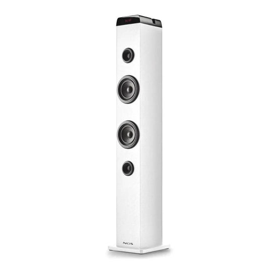 NGS Torre Sonido SKYCHARM PRO 50W BT Blanco