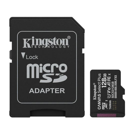 Kingston SDCS3/128GB microSD XC Gen3 150MB/s A1