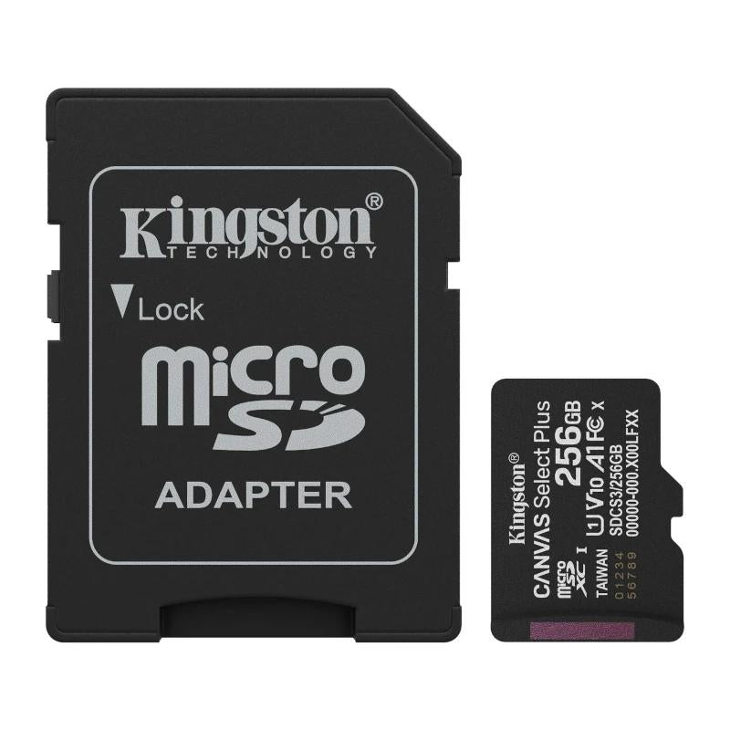 Kingston SDCS3/256GB microSDXC Gen3 150MB/s A1