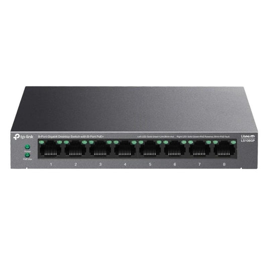 TP-Link LS108GP Switch 8xGb PoE+ 62W Desktop